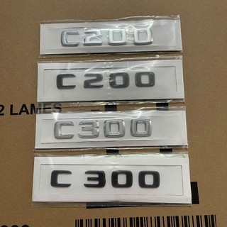 Mercedes Benz C-Class C180 C200 C230 C260 C280 C300 C350 Logo xe sửa đổi, Nhãn dán cản sau