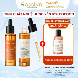 Tinh chất nghệ Hưng Yên (serum) 10% Vitamin C Cocoon sáng da chuyên sâu & mờ vết thâm 30ml Rosslyn