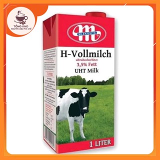 Sữa tươi tiệt trùng nguyên kem không đường MLEKOVITA BA LAN 1 Lít (thùng 12 hộp)