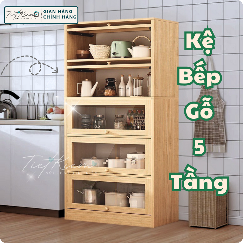 Tủ bếp gỗ Nội Thất Tiết Kiệm tu.bep8