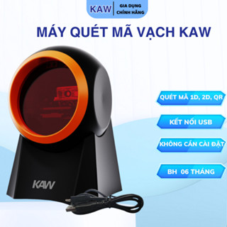 Máy Quét Mã Vạch Đa Tia  KAW Công Nghệ Cmos Để Bàn Quét Tất Cả Các Loại Mã, Siêu Nhanh Nhạy