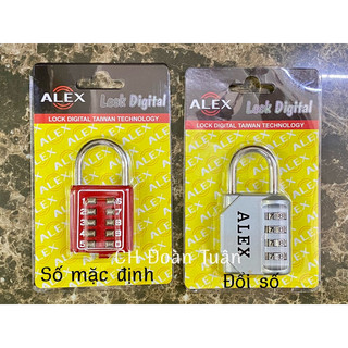 Ổ khoá số tiện lợi, ổ khoá mật mã 4 số Alex -2 loại