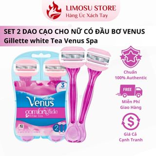  Dao cạo lông nữ Venus Gillette Sensitive Spa bộ 2 đầu dao và 3 đầu dao  Hàng Úc có che tên  