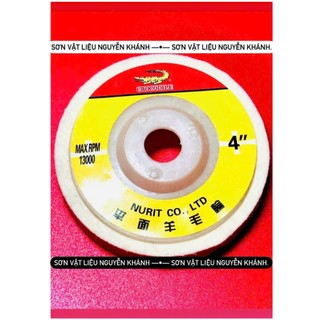 Nỉ đánh bóng  ( xám , trắng) 100mm