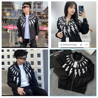 [ SẴN HÀNG + ĐỦ SIZE 40- 65 KG ] Áo khoác Bomber Gió D..S..Q, áo khoác nam nữ Gió 2 lóp phong cách boy phố