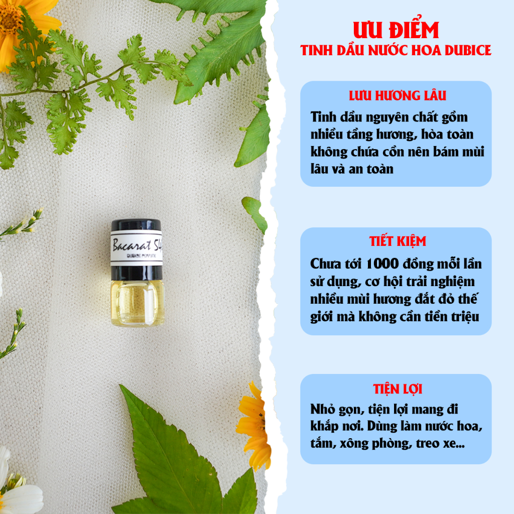 Tinh dầu nước hoa Pháp dạng lăn mini 1.5ml mẫu thử hàng cao cấp 50 mùi nước hoa nam nữ | BigBuy360 - bigbuy360.vn