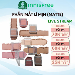  Phấn mắt lì mịn innisfree MY EYESHADOW  MATTE  1,5~2,2g Hàn Quốc 