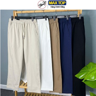 (Hàng Mới Về) Quần Đũi Dài Nam MAXTOP ,chất đũi linen sợi tre cao cấp,form suông ống rộng mềm mịn.