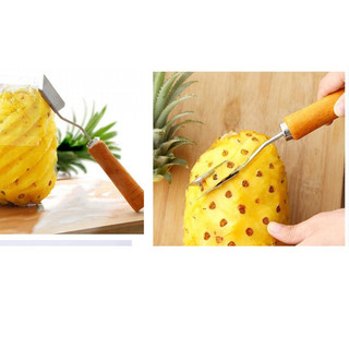 Dụng Cụ Gọt Mắt Dứa Thần Tốc Cán Gỗ