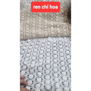 vải ren lưới chỉ (hoa hồng)