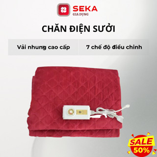 Chăn đệm sưởi cotton nhung cao cấp SEKA/Hanil Hàn Quốc đệm điện sưởi ấm giúp lưu thông khí huyết