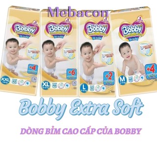 Tã quần/tã dán bobby extra soft s70, m60, l52, xl46, xxl42, xxl46 mới
