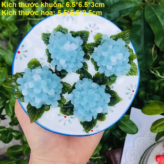 Khuôn Silicone Hoa Cẩm Tú Cầu