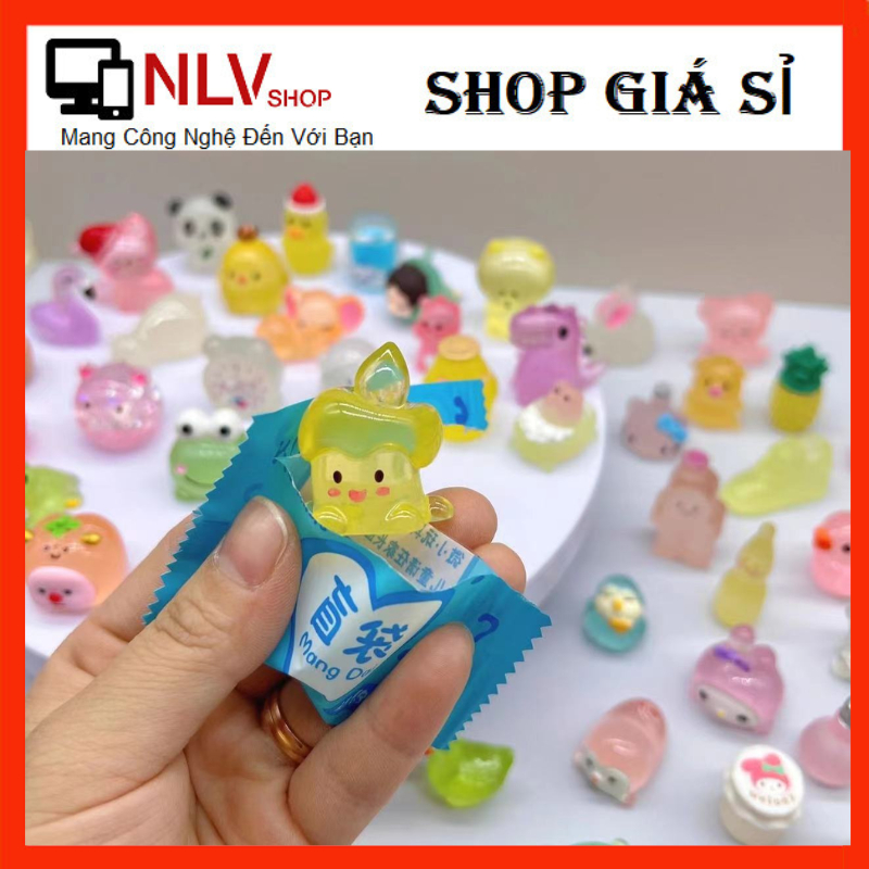 Combo 50 túi mù nhiều mẫu hoạt hìnhdể thương.Kẹo đồ chơi bất ngờ,túi mù test nhân phẩm,túi mù charm#