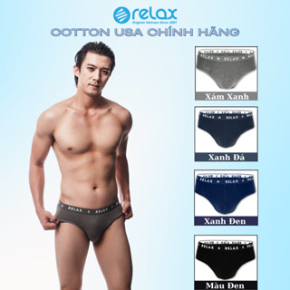 Quần Lót Nam Tam Giác RELAX RLTK018 Cotton USA Cao Cấp, thoáng mát mềm mại, co giãn tốt, ôm gọn