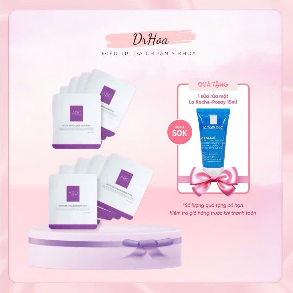 Mask Abo 10 Mặt nạ cấp ẩm và phục hồi ABO Active B5 Hyaluron Mask
