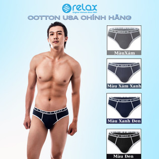Quần lót tam giác nam relax rltk024 cotton usa cao cấp mềm mại, thoáng khí, co giãn 4 chiều