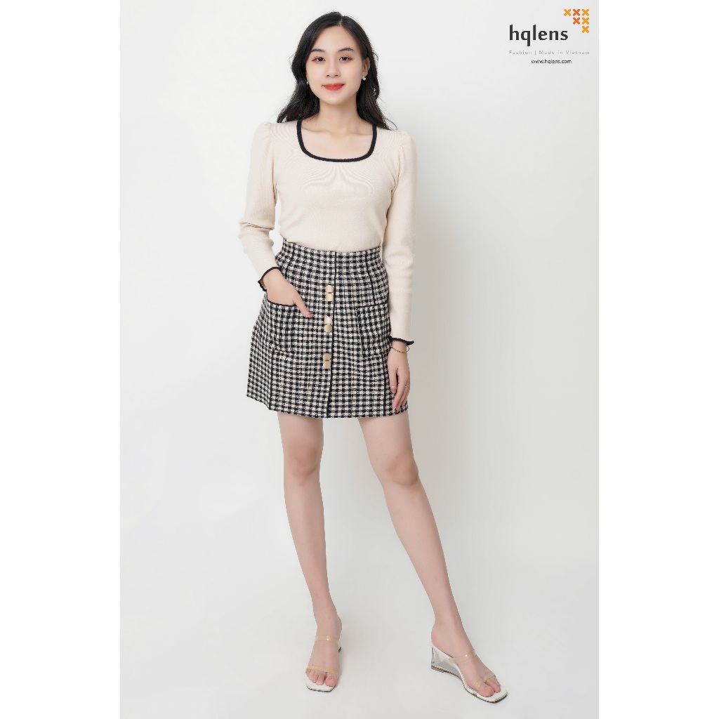 Hqlens Chân váy A 2 túi H2338