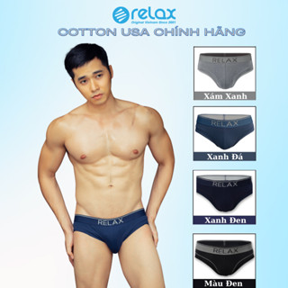 Quần Lót Nam Tam Giác RELAX RLTK048 Cotton Cao Cấp, thoáng mát mềm mại, kháng khuẩn co giãn tốt, ôm gọn