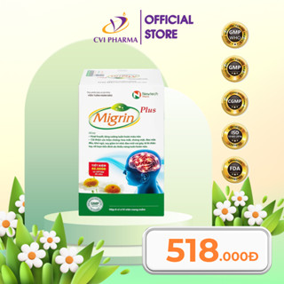Giảm Đau Nửa Đầu, Hoạt Huyết Dưỡng Não Migrin Plus