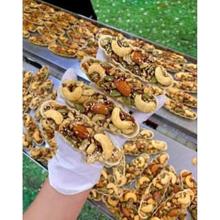 Bánh hạt dinh dưỡng, bánh thuyền mic hạt dinh dưỡng 500gram
