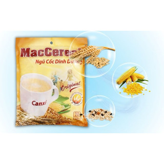 Ngũ cốc dinh dưỡng Canxi MacCereal bịch 560g  (Tặng 2 gói cf 40gr )
