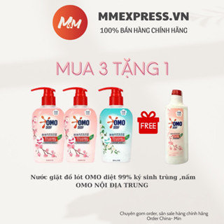 (AUTH 100% ) Nước giặt đồ lót OMO diệt 99% ký sinh trùng ,nấm, khuyên dùng- OMO NỘI ĐỊA TRUNG