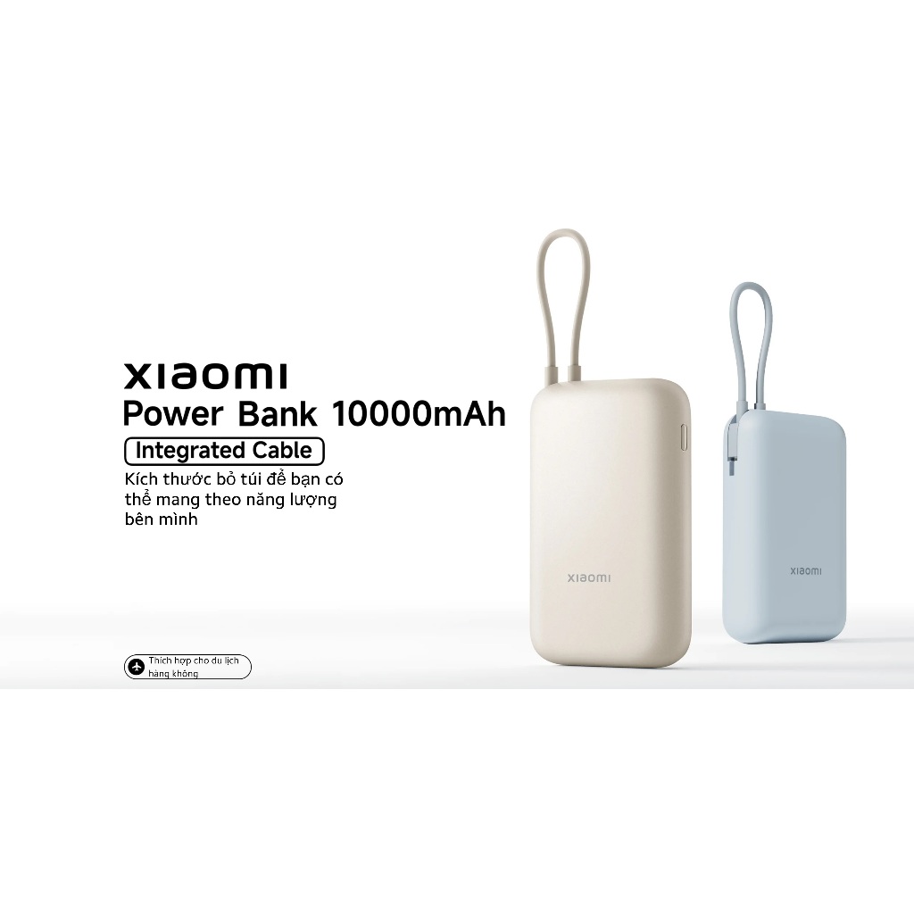 Pin sạc dự phòng Xiaomi 10000mAh Cáp Type-C Tích hợp 22,5W In/Out Type-C - Hàng chính hãng | BigBuy360 - bigbuy360.vn