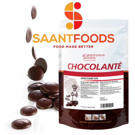 Socola Nút Đen 55% Grand Place - 1 kg (Date luôn mới) (Chỉ giao hỏa tốc trong Tp.HCM)
