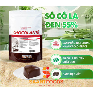 Socola Nút Đen 55% Grand Place - 1 kg (Date luôn mới) (Chỉ giao hỏa tốc trong Tp.HCM)