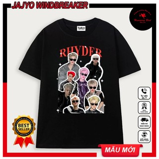 Áo thun chữ kí Rhyder anh trai say hi mặc phong cách trẻ trung