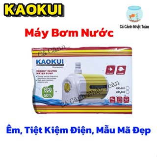 MÁY BƠM NƯỚC BỂ CÁ THẾ HỆ MỚI, SIÊU ÊM, TIẾT KIỆN ĐIỆN KAOKUI KK101, 102, 103, 104, 105, 106