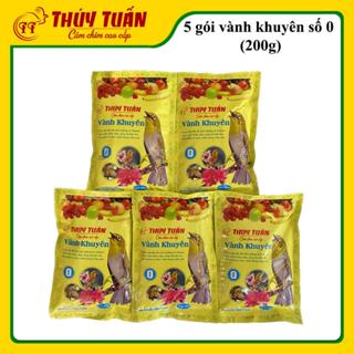 5 gói cám chim vành khuyên Thúy Tuấn số 0 cao cấp 200gram - Cám chim Thúy Tuấn chính hãng