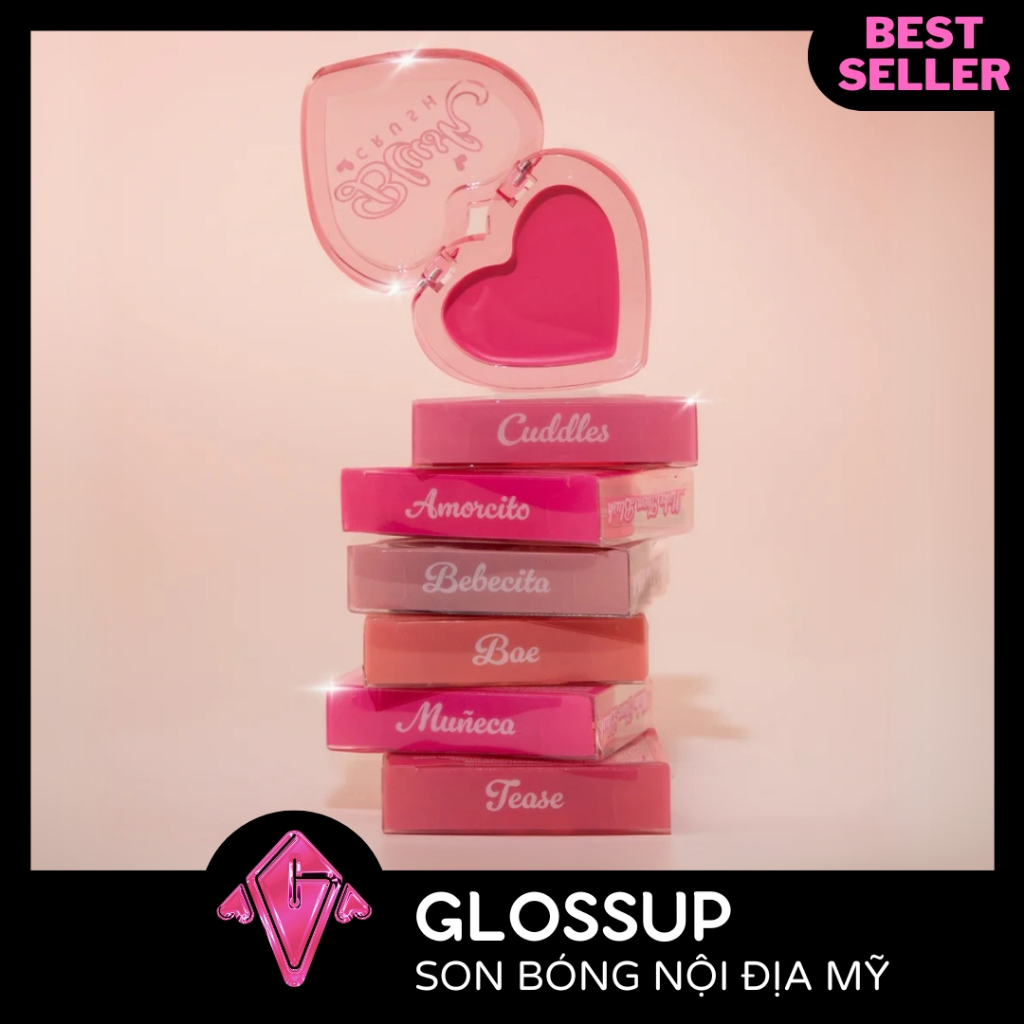 Má hồng kem và son dưỡng 2 trong 1 Italia Deluxe Blush Crush Lip & Cheek Balm