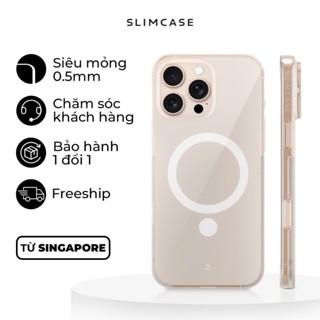 Ốp lưng điện thoại siêu mỏng SLIMCASE UNIQUE 3 cho dòng iPhone 16 . Trong suốt và hạn chế ố vàng