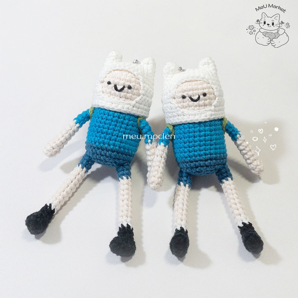 Móc khoá Finn - Móc khoá len handmade