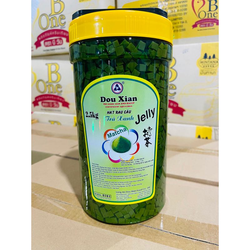 Thạch rau câu matcha (trà xanh ) 2kg5 dowxian
