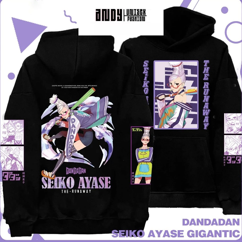 Áo Hoodie Dandadan: Seiko Ayase Gigantic cho Nam/ Nữ |ANDY.UNISEX.FASHION
