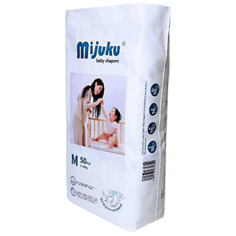 Tã cao cấp Mijuku 50 miếng đủ size (quần/dán)