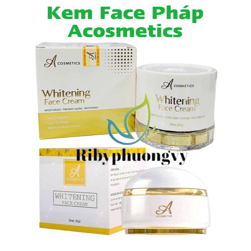 Kem dưỡng trắng da Face Pháp Acosmetics