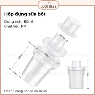 Cốc đựng sữa bột, hộp đựng sữa bột