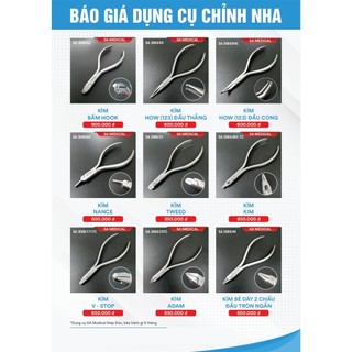 Kìm Geaw 1mm ( Kìm chỉnh nha thép Đức)