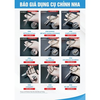 Kìm Geaw 1mm ( Kìm chỉnh nha thép Đức)