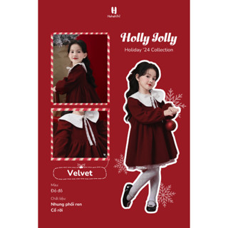    Deal lẻ size    - BST Thu Đông 2024 - Váy Velvet - V122   LƯU Ý SẢN PHẨM CHỈ GIẶT KHÔ  