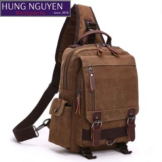 Cặp chéo vải bố Nam cao cấp (Ảnh thật)