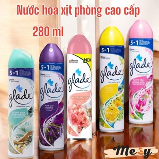  Nước Hoa Xịt Phòng Cao Cấp Glade 5 mùi hương Lavender anh đào & lily tuyệt tác hương hoa và hương biển phiêu bồng 