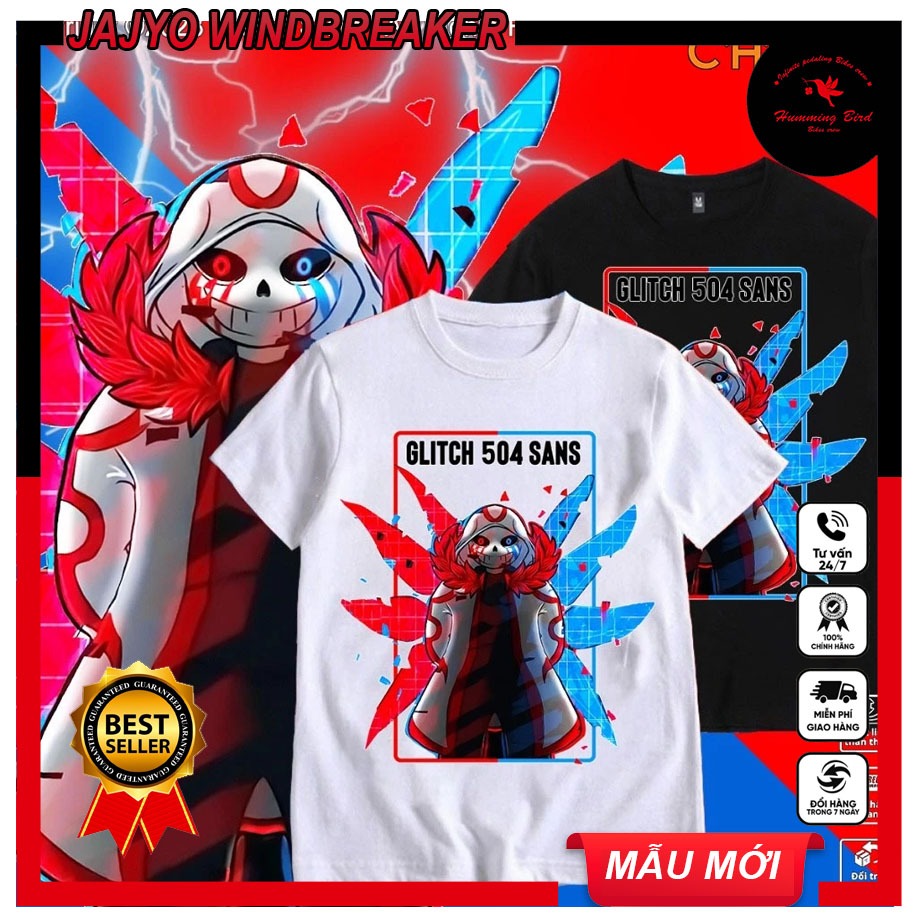 ÁO THUN Sans 504 - Pháp Sư Gangster - Vải Mềm Mát, mịn thấm hút mồ hôi tốt