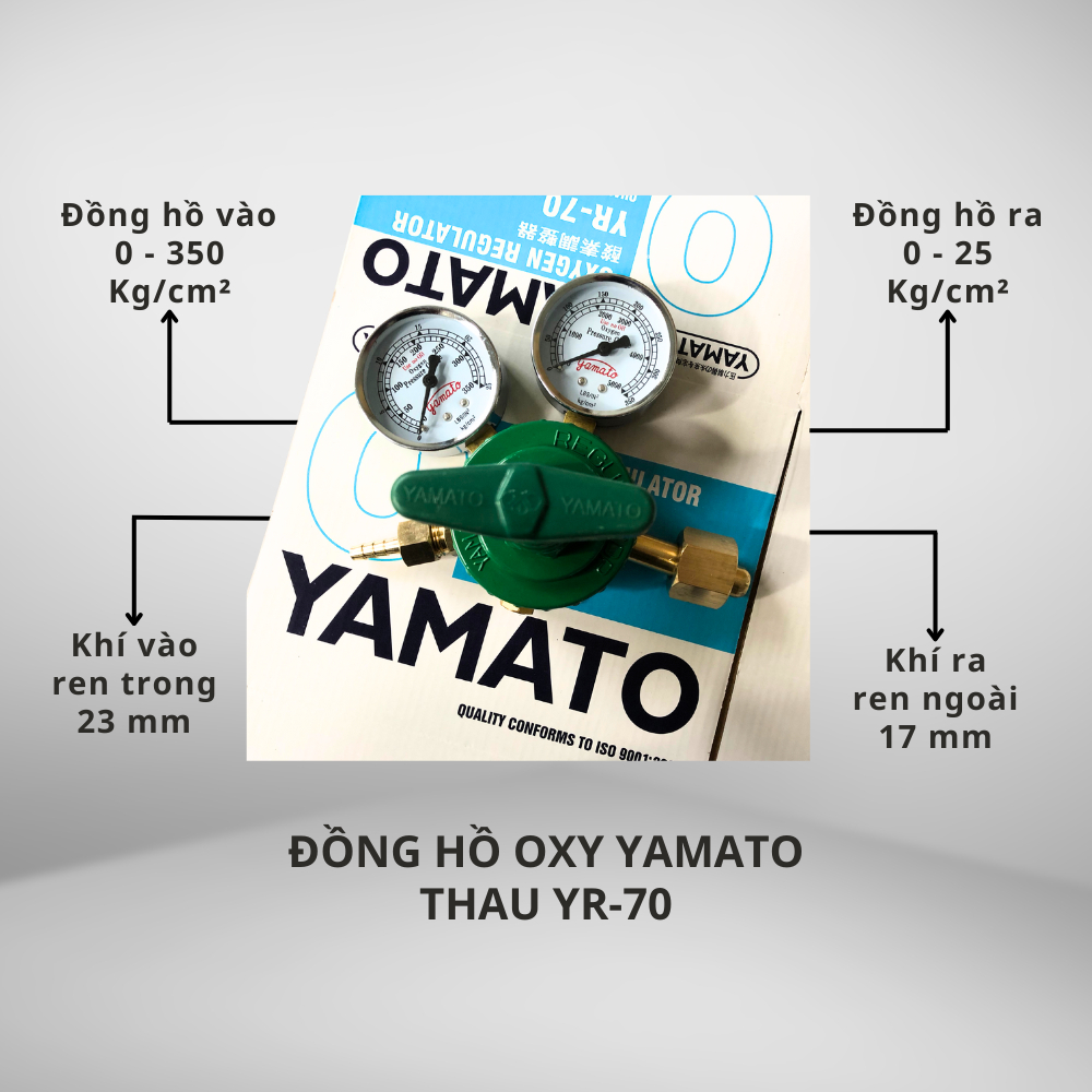 Đồng hồ oxy Yamato thau YR-70