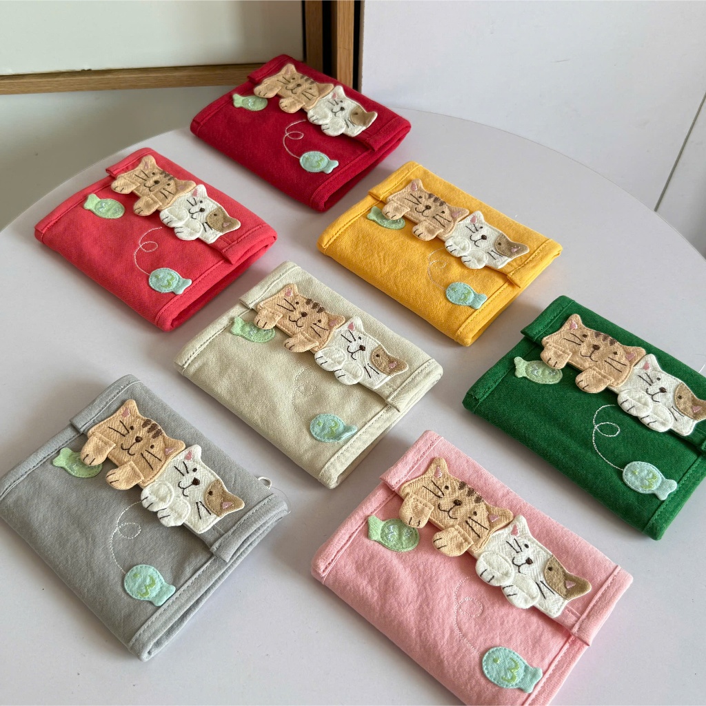 VÍ TIỀN HÌNH 2 MÈO HIKOSEN CARA