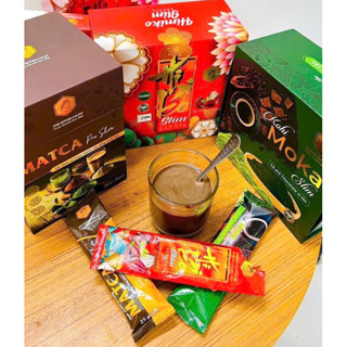  COMBO 20 gói cafe.matca  20 gói cacao ,cafe. 20 gói cacao .matca 